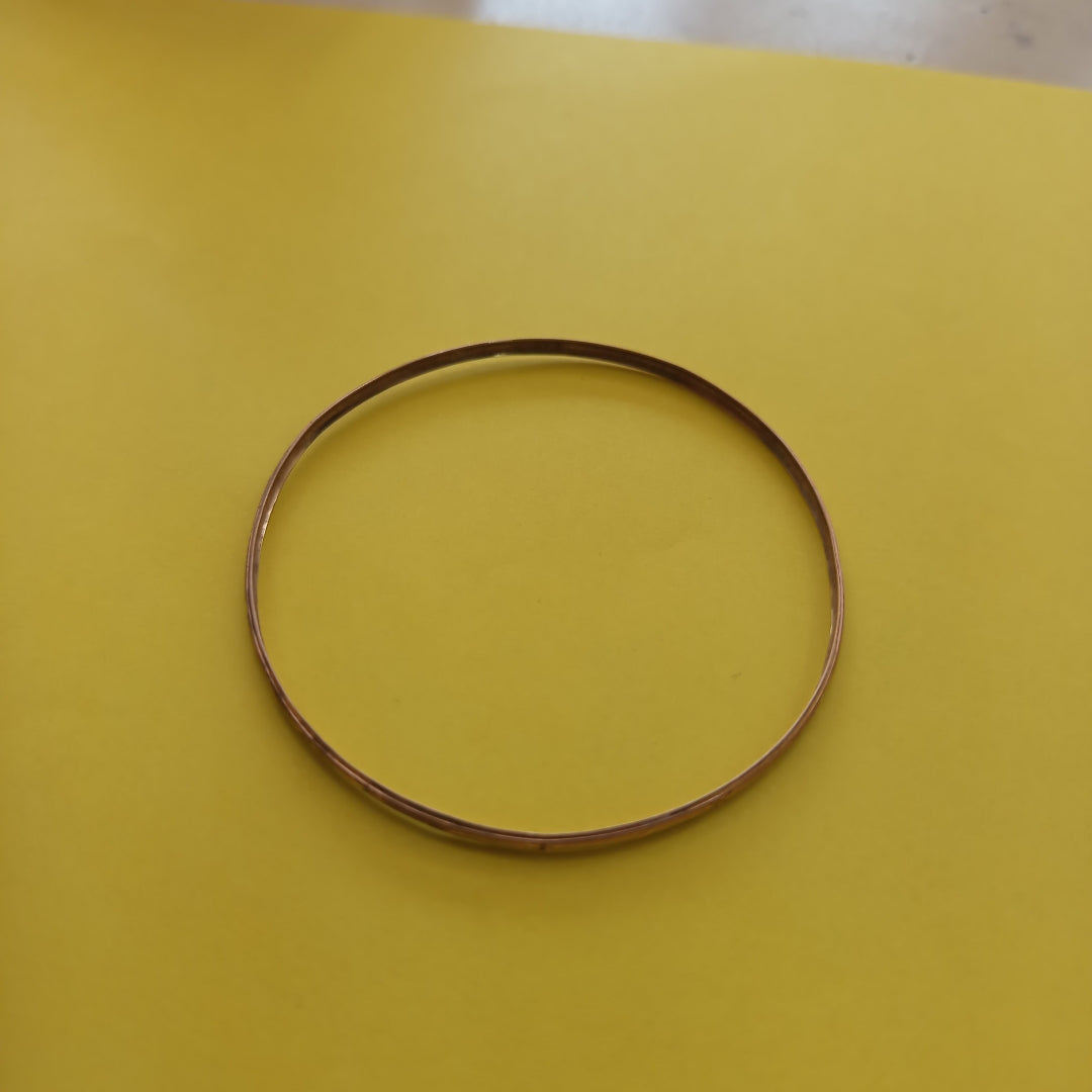 PULSERA RIGIDA ORO, ORO COMBINADO 8 K 2.8 GRMS (SEMINUEVO)