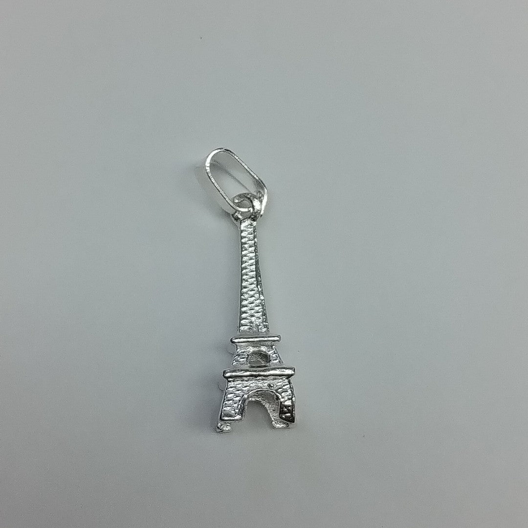 DIJE TORRE EIFFEL PLATA .925 1.5 GR (NUEVO)