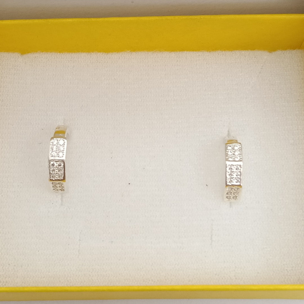 ARRACADAS C/CIRCONIAS PLATA .925 2.6 GR (NUEVO)