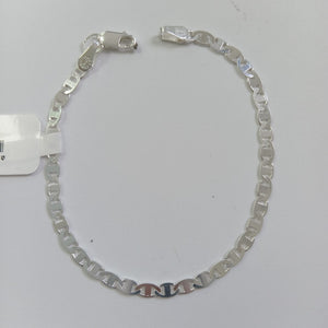 PULSERA TEJIDO GUCHI PLATA .925 18 CM 3.5 GR (NUEVO)