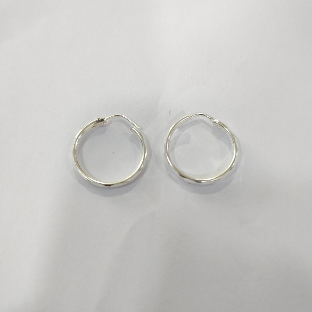 PAR ARRACADAS FACETADA PLATA .925 2.1 GR (NUEVO)