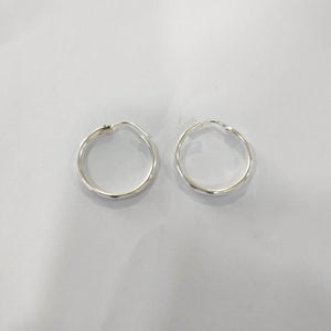 PAR ARRACADAS FACETADA PLATA .925 2.1 GR (NUEVO)