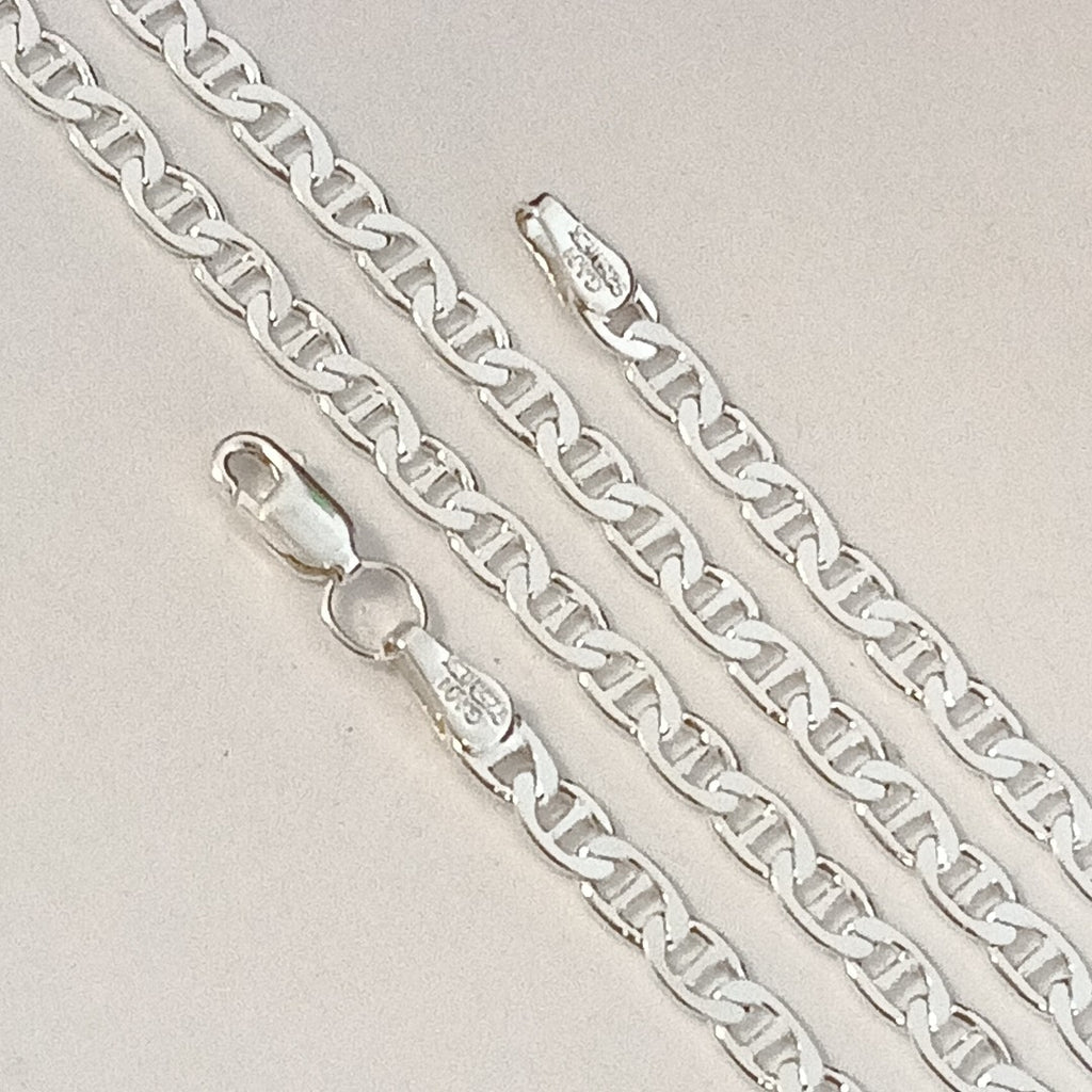CADENA TEJIDO GUCHI PLATA .925 55 CM 12.9 GR (NUEVO)