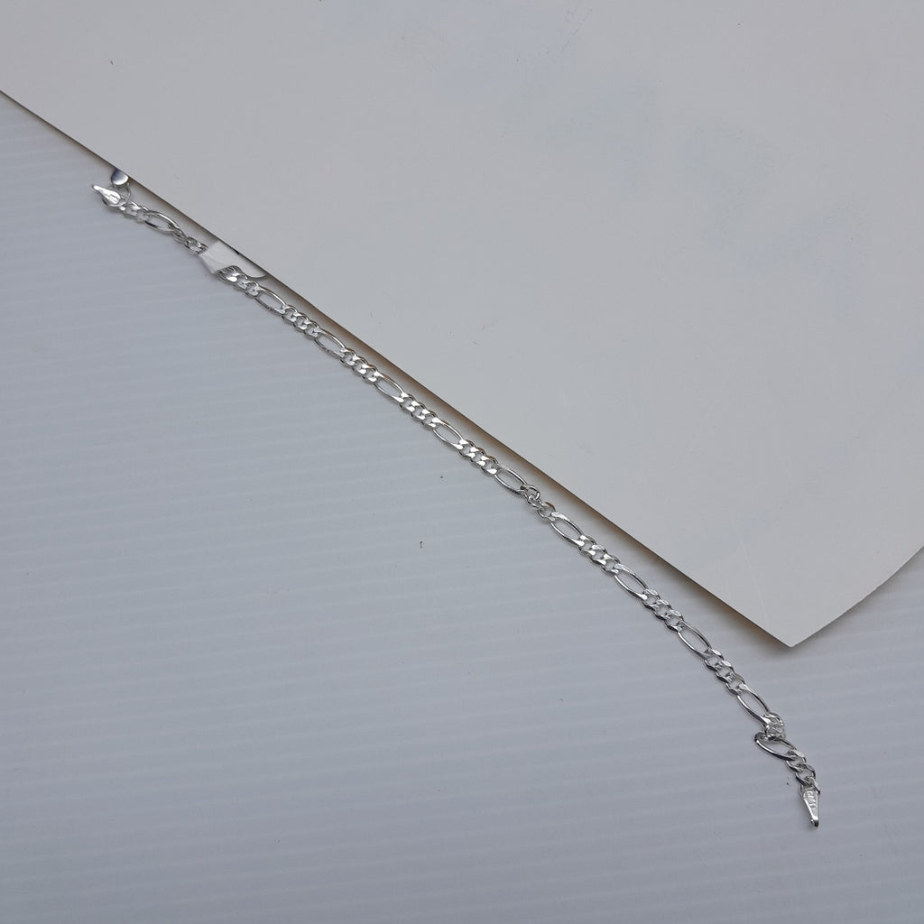 PULSERA TEJIDO 3X1 PLATA .925 18 CM 2.9 GR (NUEVO)