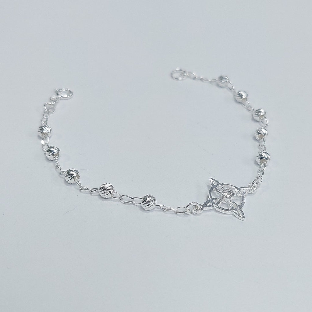 PULSERA TEJIDO ESPECIAL PLATA .925 18 CM 2.9 GR (NUEVO)