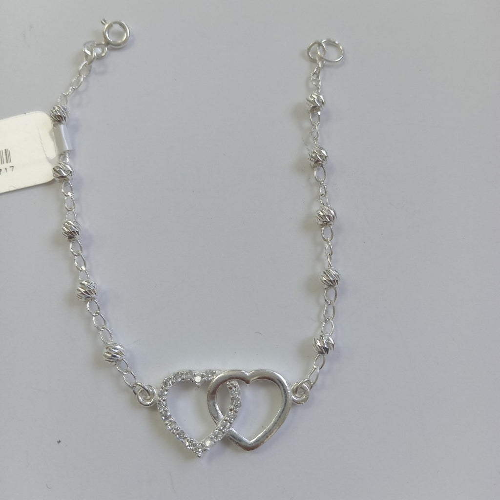 PULSERA TEJIDO TEJIDO ESPECIAL PLATA .925 18 CM 3.9 GR (NUEVO)