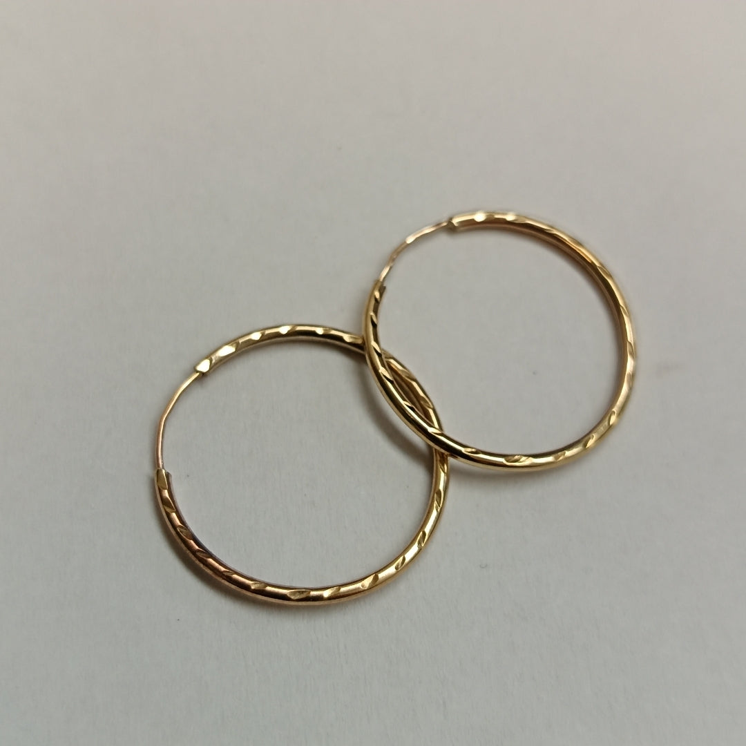 ARRACADAS PAR ORO 10 K 0.8 GRMS (SEMINUEVO)