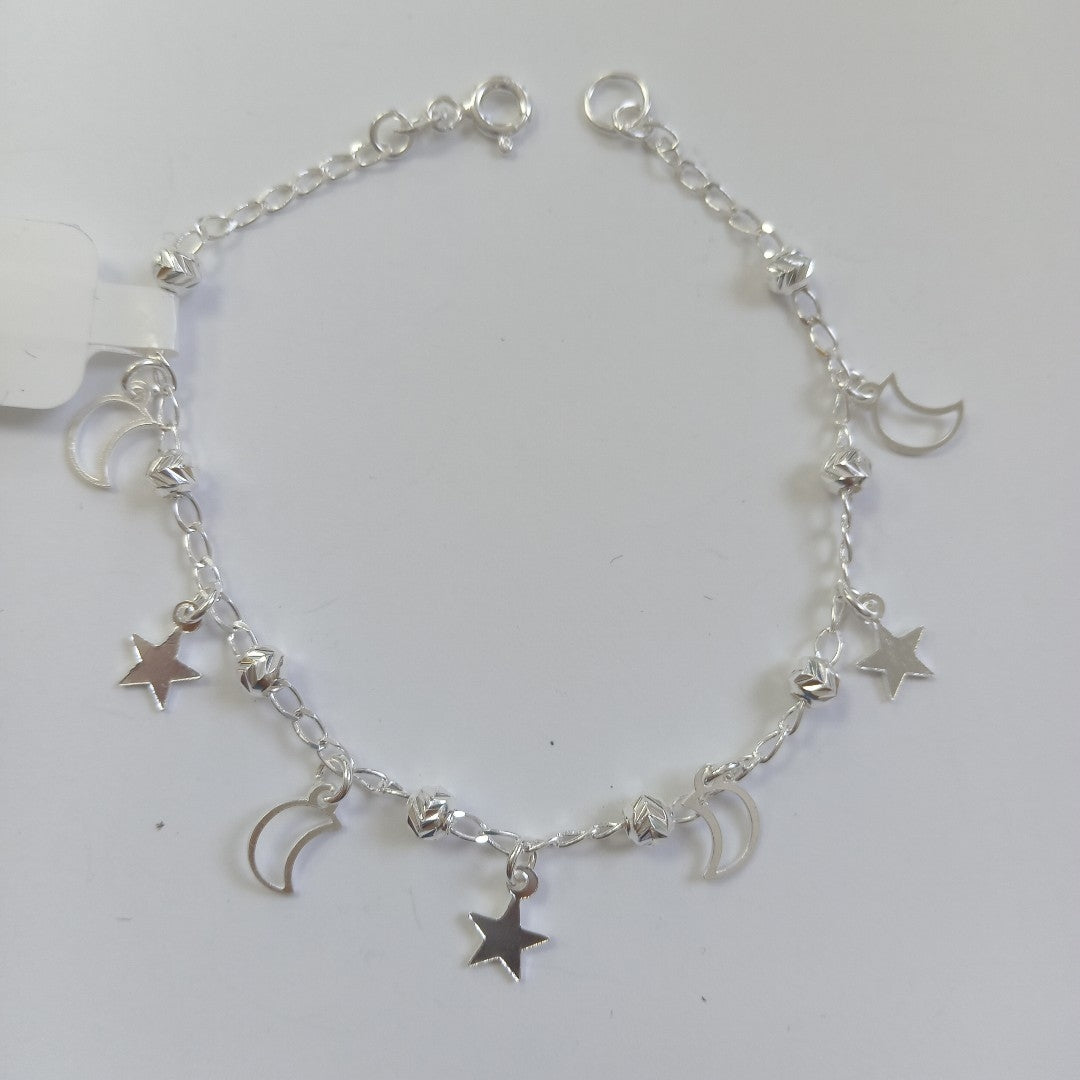 PULSERA TEJIDO TEJIDO ESPECIAL PLATA .925 18 CM 3.1 GR (NUEVO)