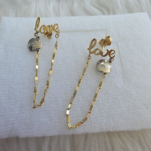 BROQUELES PAR ORO 14 K 2 GRMS (SEMINUEVO)