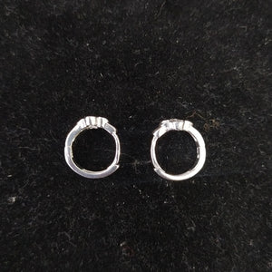 ARRACADAS C/CIRCONIAS PLATA .925 1.9 GR (NUEVO)