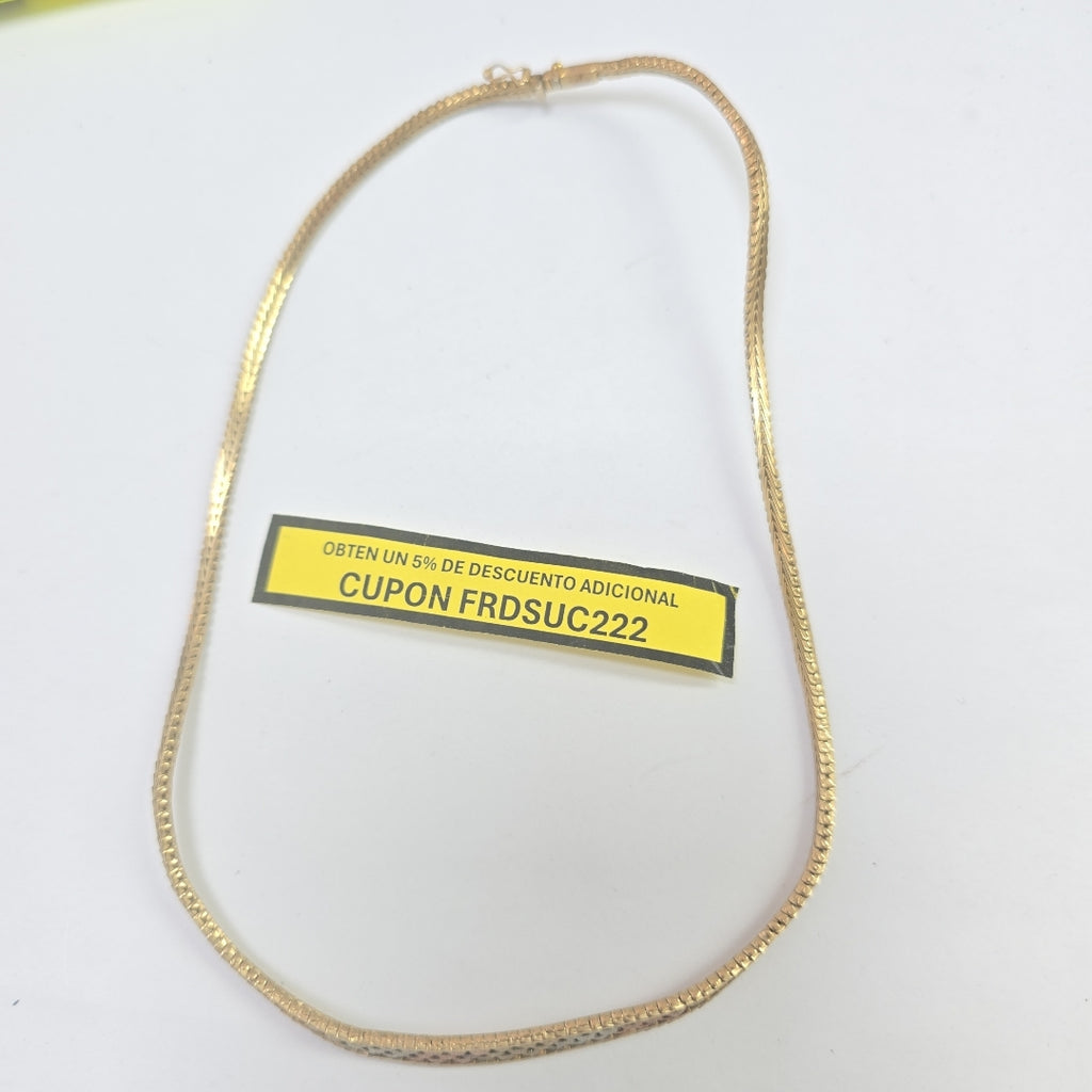GARGANTILLA ORO 10 K 18.3 GRMS (SEMINUEVO)