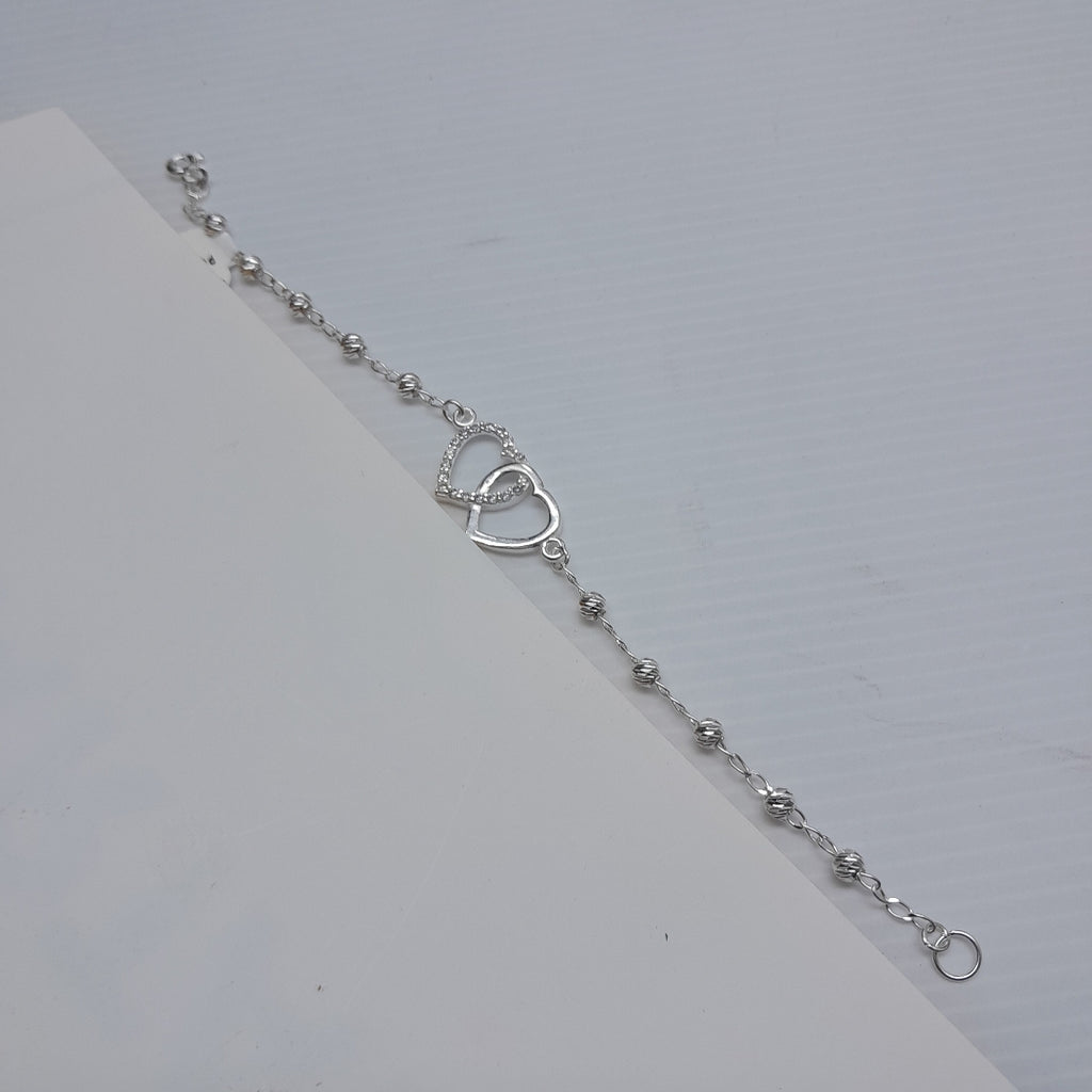 PULSERA TEJIDO TEJIDO ESPECIAL PLATA .925 18 CM 4.1 GR (NUEVO)