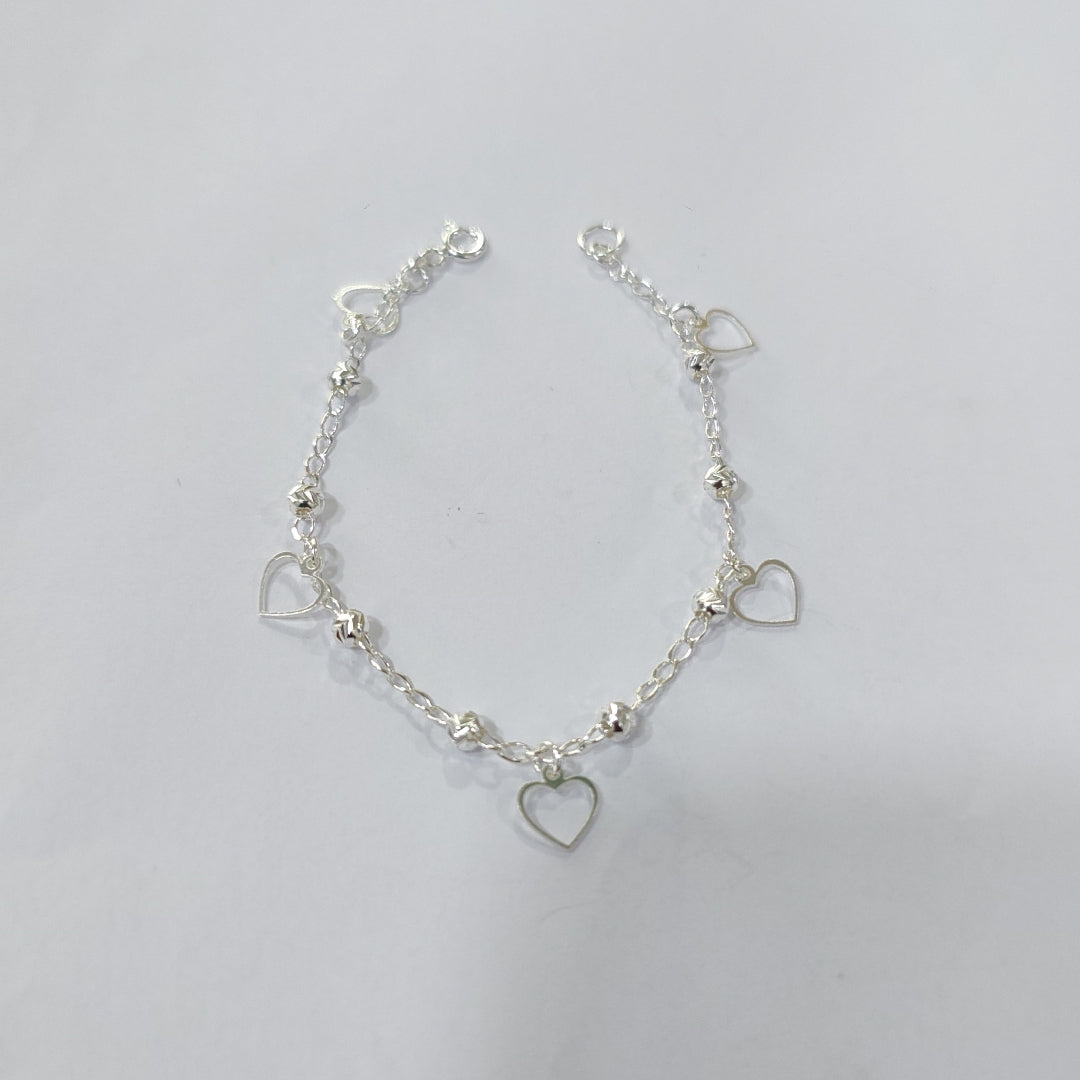 PULSERA TEJIDO ESPECIAL PLATA .925 18 CM 2.7 GR (NUEVO)