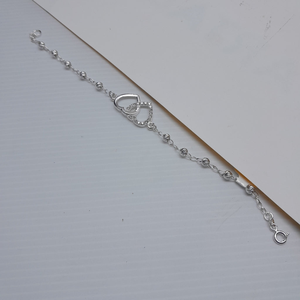 PULSERA TEJIDO TEJIDO ESPECIAL PLATA .925 18 CM 4.1 GR (NUEVO)