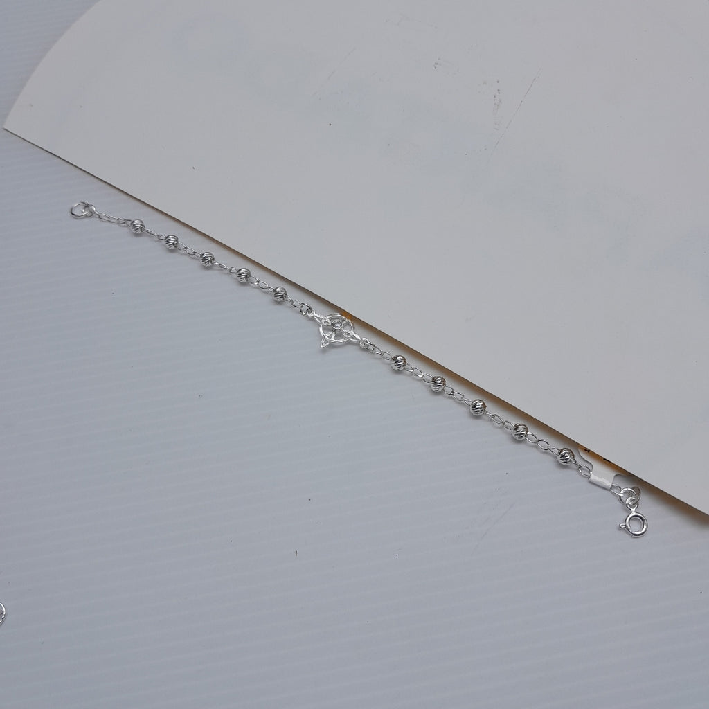 PULSERA TEJIDO ESPECIAL PLATA .925 18 CM 2.9 GR (NUEVO)