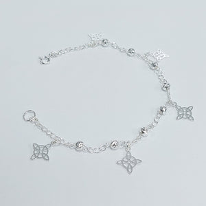 PULSERA TEJIDO ESPECIAL PLATA .925 18 CM 3.2 GR (NUEVO)