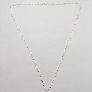 CADENA TEJIDO 1X1 PLATA .925 55 CM 3.3 GR (NUEVO)