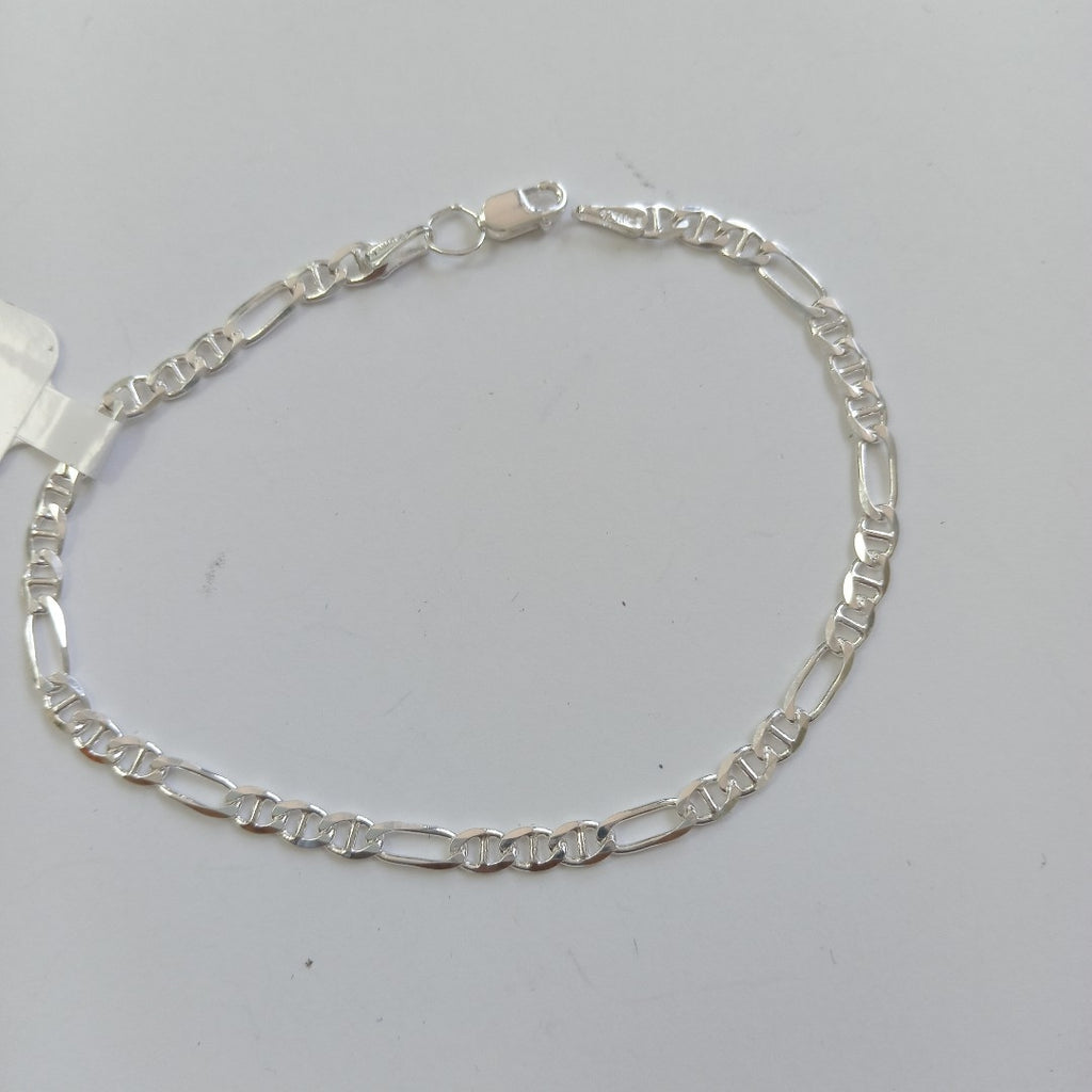 PULSERA TEJIDO 3X1 PLATA .925 16 CM 2.7 GR (NUEVO)