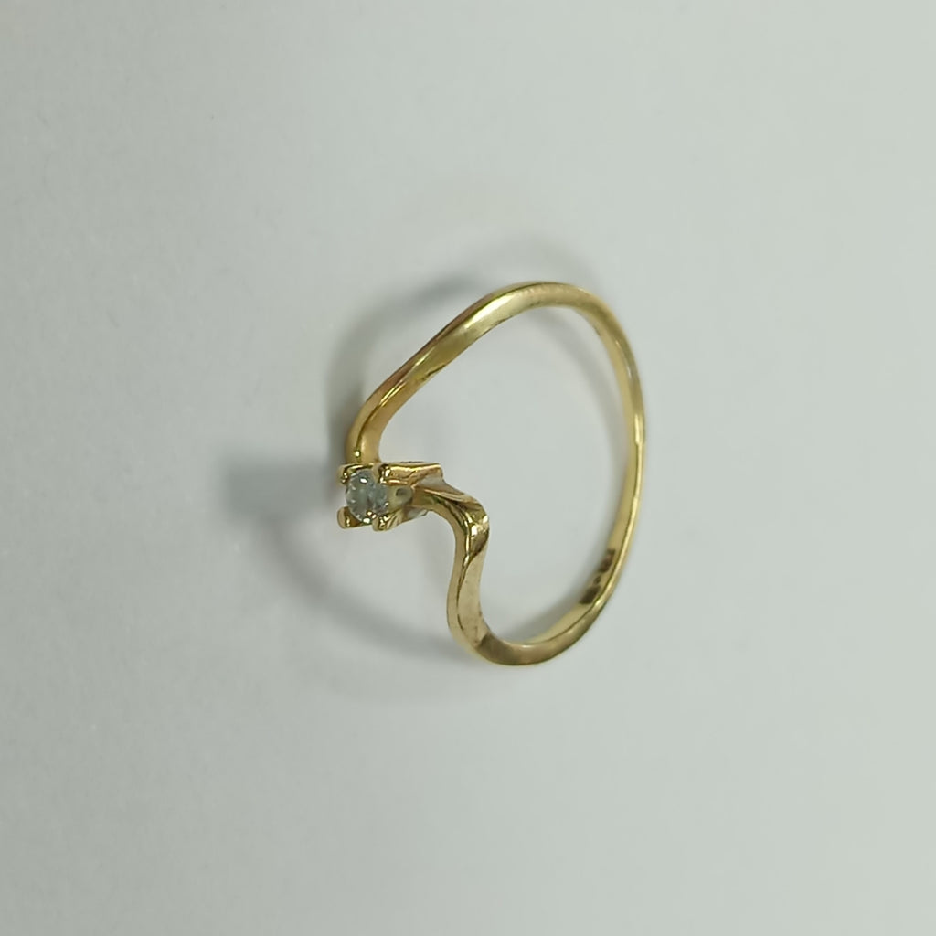 ANILLO ORO 10 K 1,30 GRMS (SEMINUEVO)