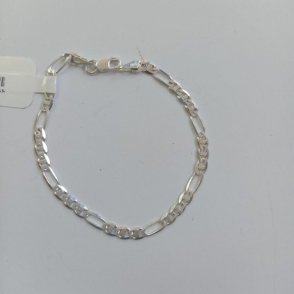 PULSERA TEJIDO 3X1 PLATA .925 16 CM 2.6 GR (NUEVO)