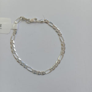 PULSERA TEJIDO 3X1 PLATA .925 16 CM 2.6 GR (NUEVO)