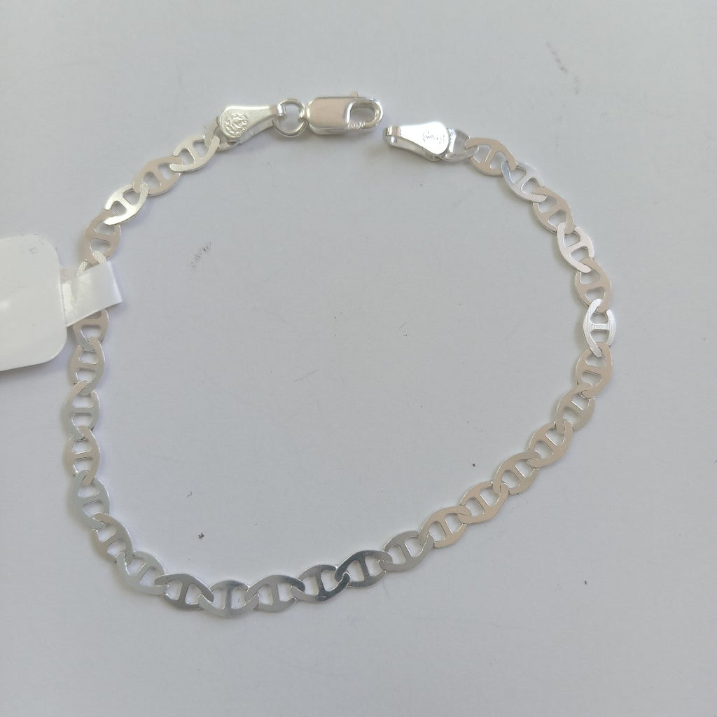 PULSERA TEJIDO GUCHI PLATA .925 18 CM 2.6 GR (NUEVO)