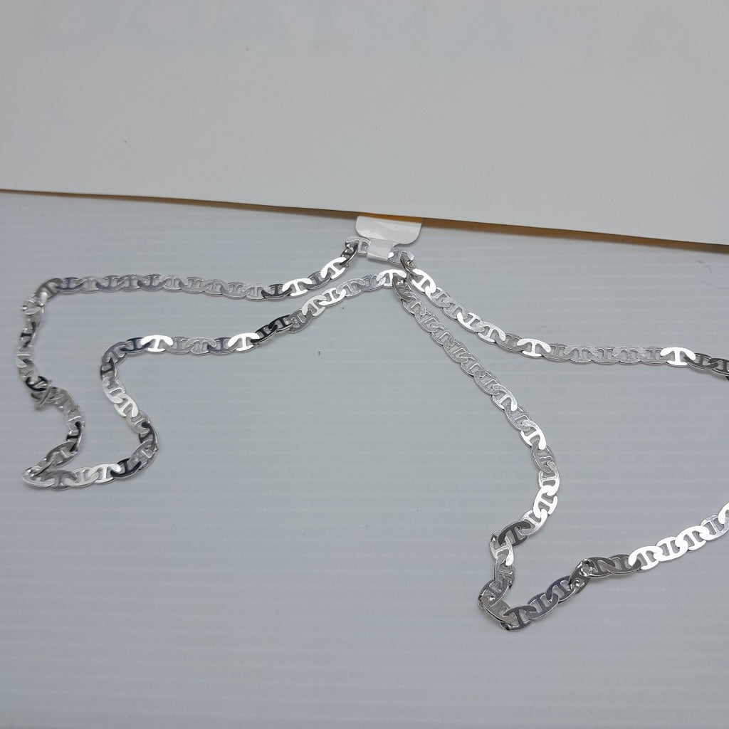 CADENA TEJIDO GUCHI PLATA .925 55 CM 12.9 GR (NUEVO)