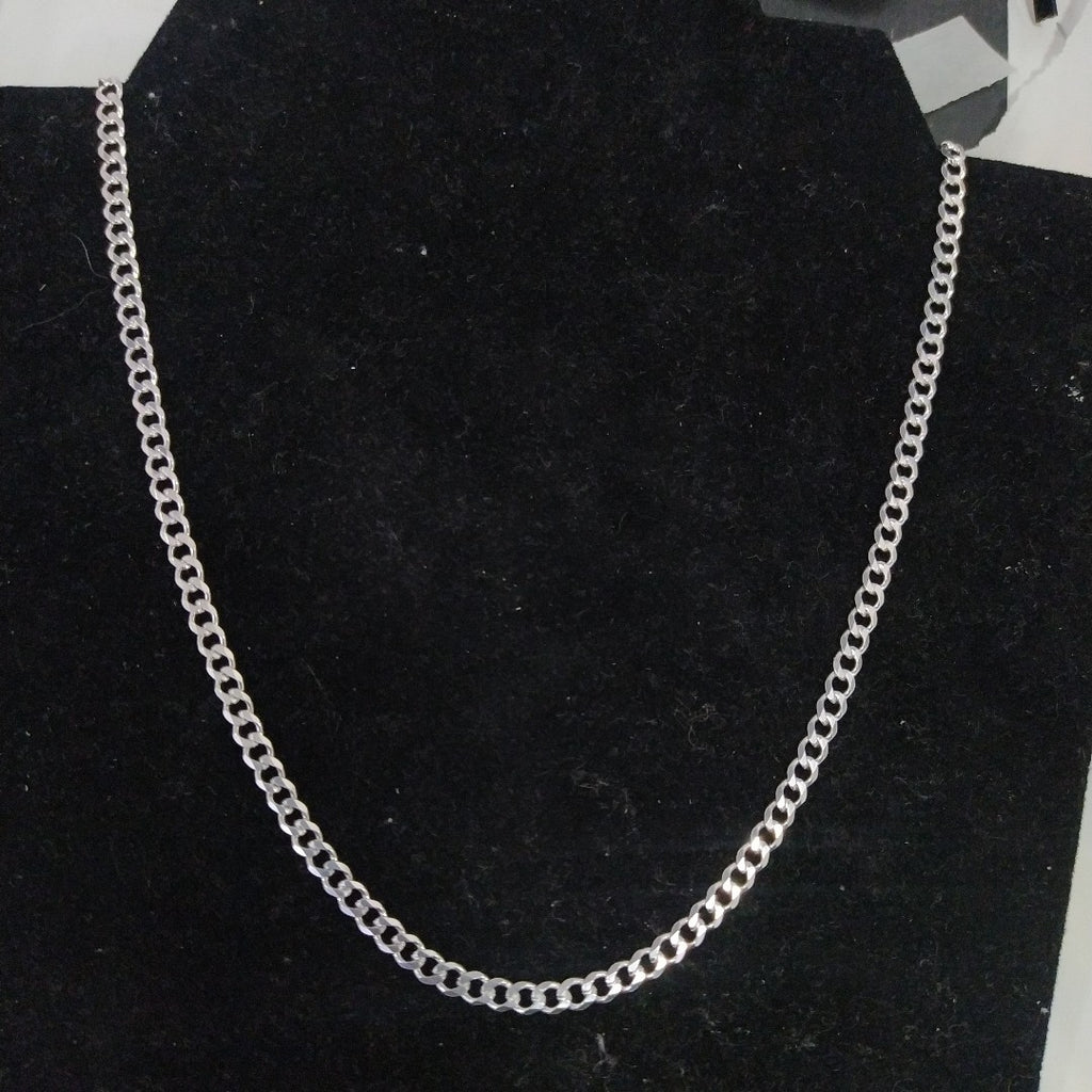 CADENA TEJIDO BARBADO PLATA .925 55 CM 12.8 GR (NUEVO)