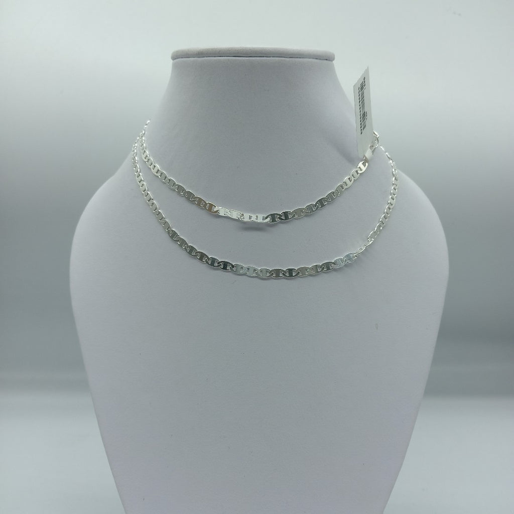 CADENA TEJIDO GUCHI PLATA .925 60 CM 9.1 GR (NUEVO)