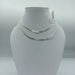 CADENA TEJIDO GUCHI PLATA .925 60 CM 9.1 GR (NUEVO)
