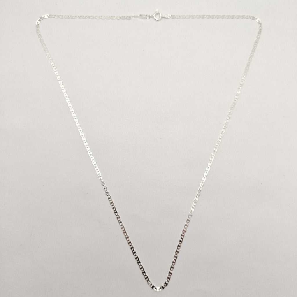 CADENA TEJIDO ESPEJO PLATA .925 55 CM 4 GR (NUEVO)