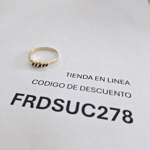 ANILLO ORO 10 K 1,70 GRMS (SEMINUEVO)