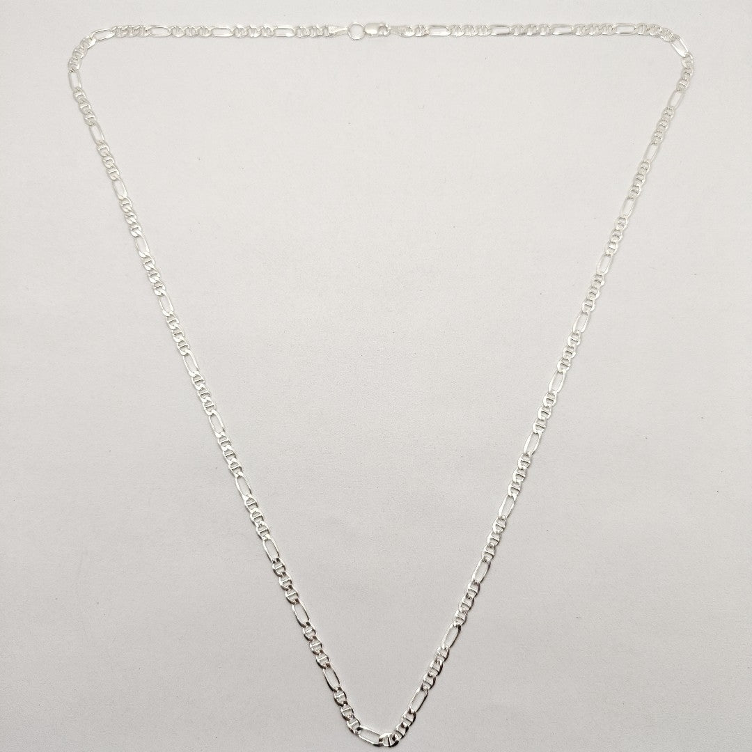 CADENA TEJIDO 3X1 PLATA .925 60 CM 8.5 GR (NUEVO)