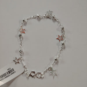 PULSERA TEJIDO ESPECIAL PLATA .925 18 CM 2.7 GR (NUEVO)