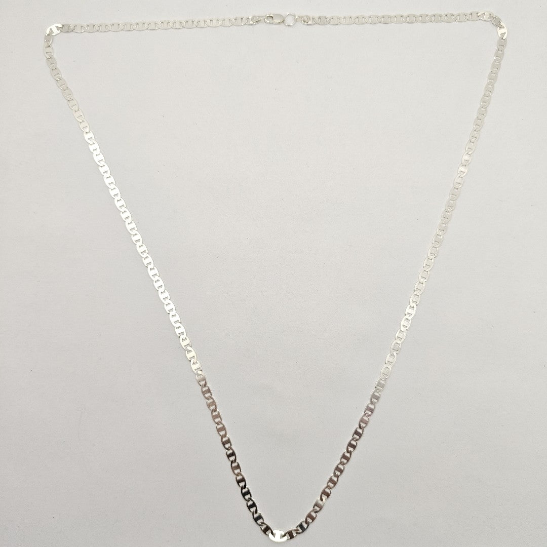 CADENA TEJIDO GUCHI PLATA .925 60 CM 9.1 GR (NUEVO)