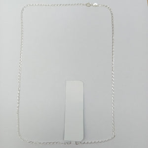 CADENA TEJIDO ESLABONES PLATA .925 60 CM 3.1 GR (NUEVO)