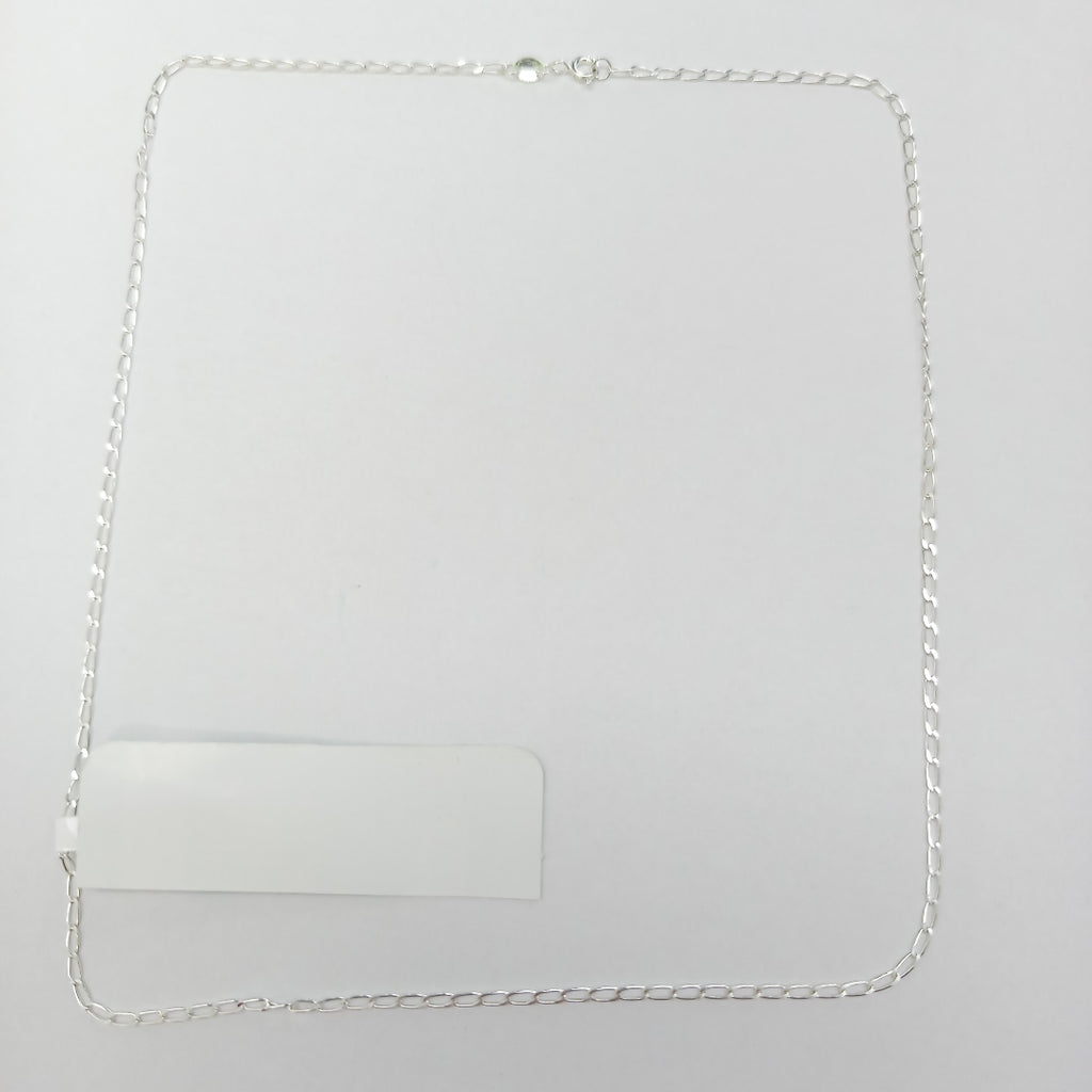 CADENA TEJIDO ESLABONES PLATA .925 55 CM 2.9 GR (NUEVO)