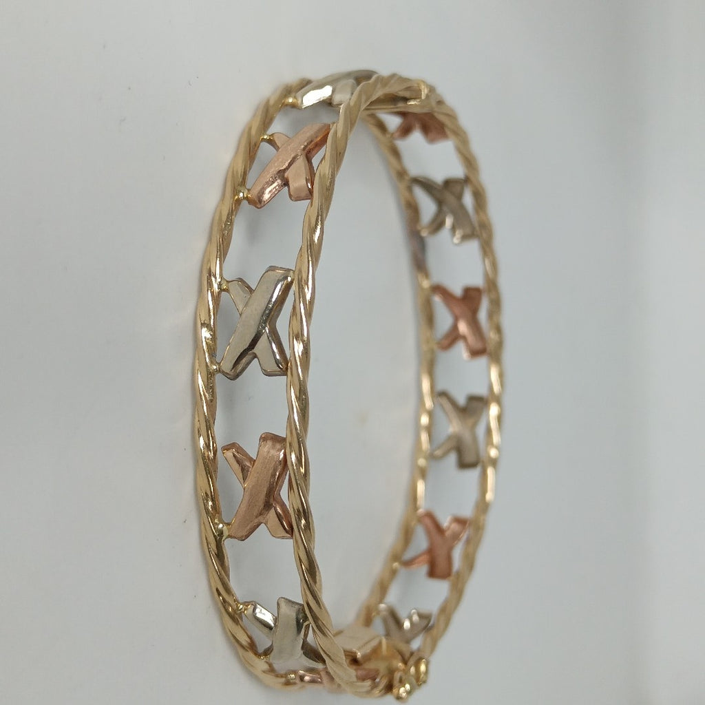 PULSERA RIGIDA ORO 14 K 11,20 GRMS (SEMINUEVO)