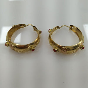 ARRACADAS PAR ORO 14 K 7.2 GRMS (SEMINUEVO)