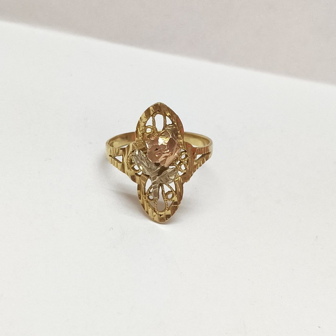 ANILLITO ORO,ORO COMBINADO 14 K 3,00 GRMS (SEMINUEVO)