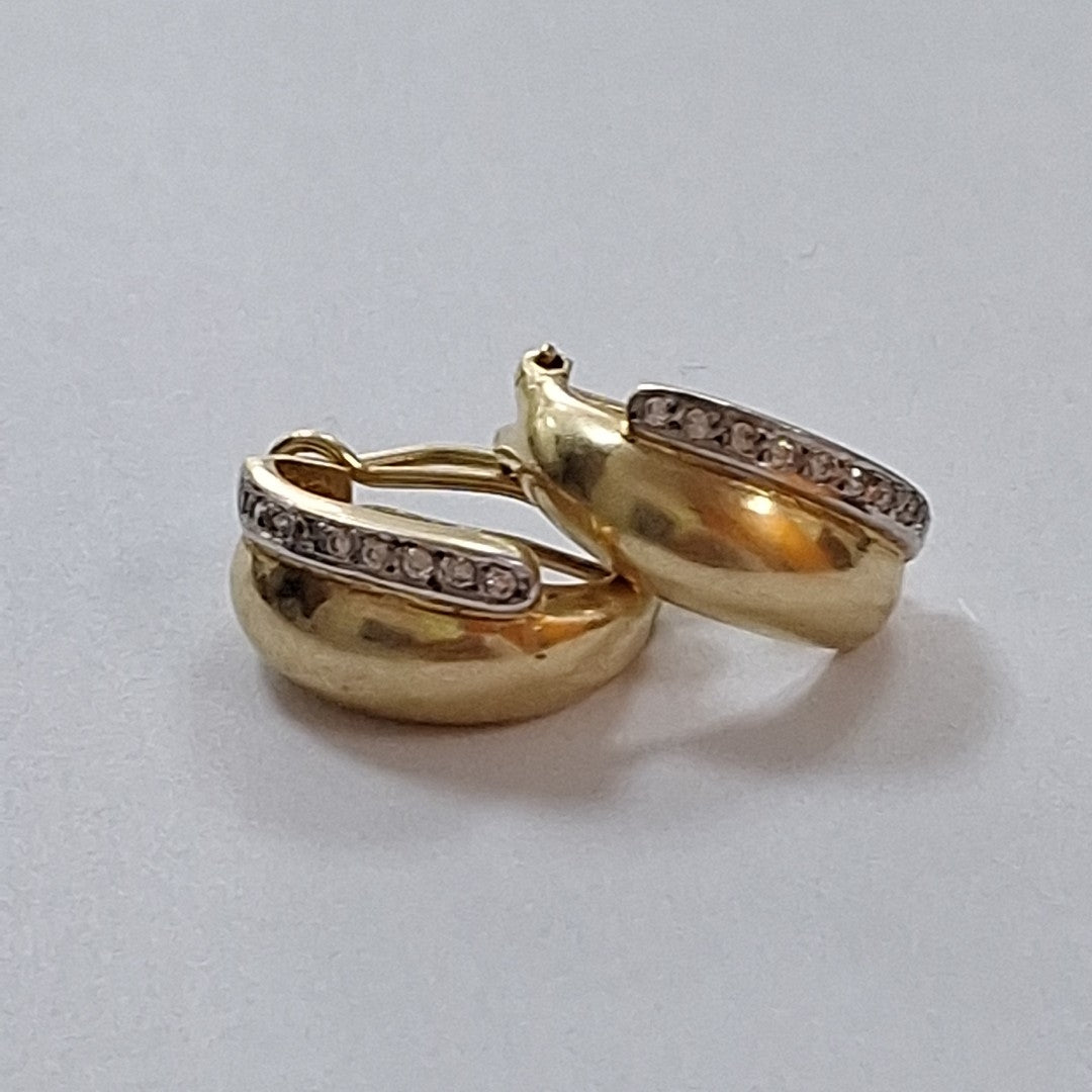 ARETES PAR ORO 14 K 7.4 GRMS (SEMINUEVO)