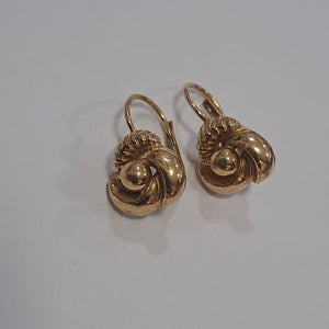 ARETES PAR ORO 18 K 4.6 GRMS (SEMINUEVO)