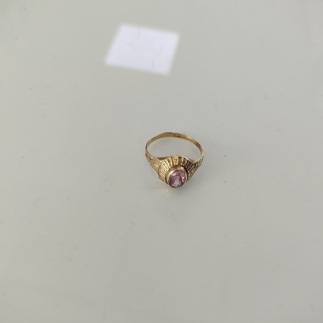 ANILLO DE GRADUACIÓN ORO 8 K 1.6 GRMS (SEMINUEVO)