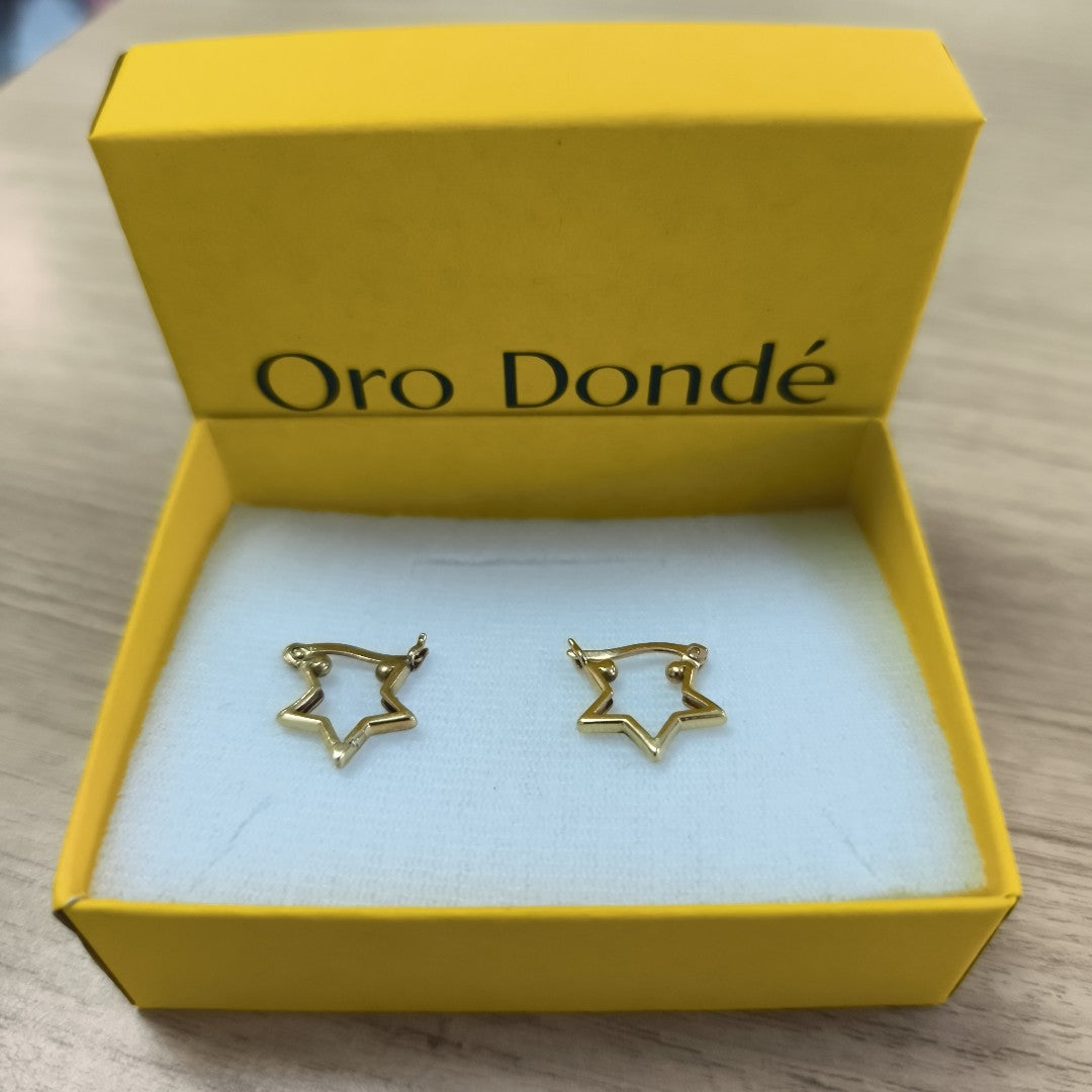 ARRACADAS PAR ORO 14 K 2.1 GRMS (SEMINUEVO)