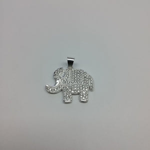 DIJE ELEFANTE C/CIRCONIAS PLATA .925 5.4 GR (NUEVO)