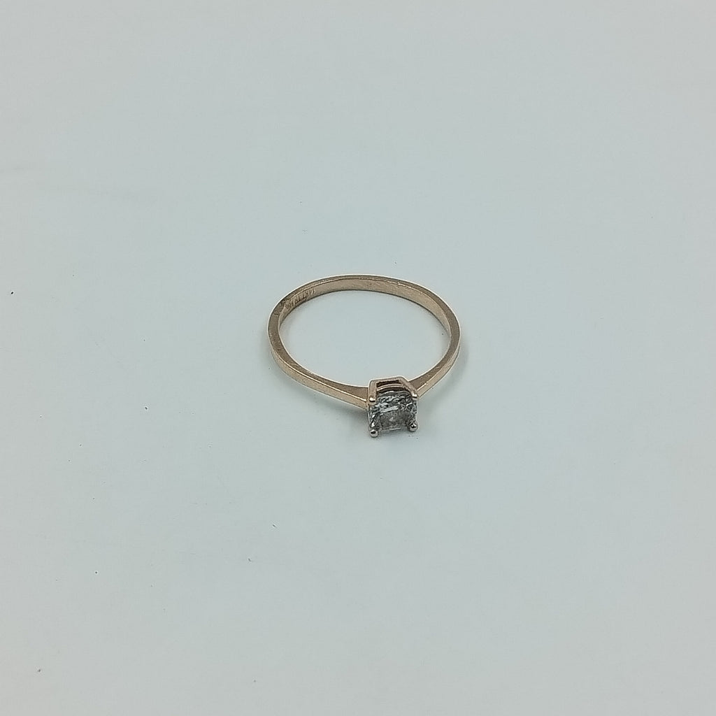 SOLITARIO ORO 14 K 1.8 GRMS (SEMINUEVO)