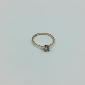 SOLITARIO ORO 14 K 1.8 GRMS (SEMINUEVO)