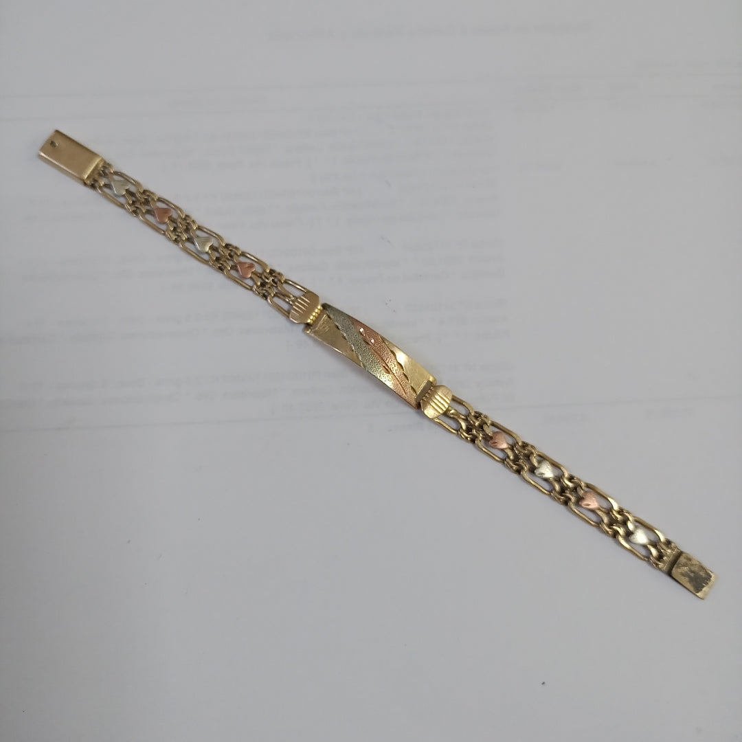 ESCLAVA ORO, ORO COMBINADO 10 K 8.3 GRMS (SEMINUEVO)