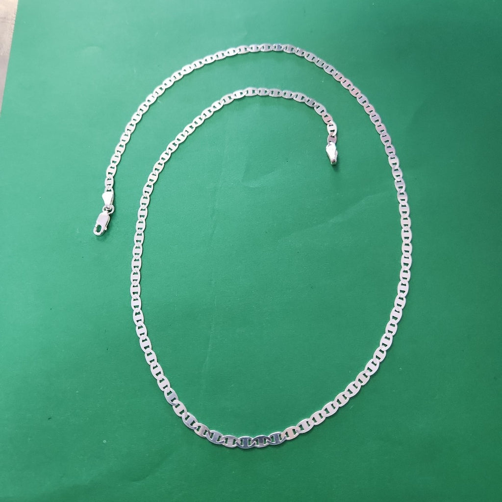 CADENA TEJIDO GUCHI PLATA .925 55 CM 8.3 GR (NUEVO)