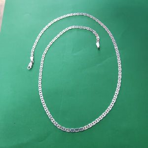 CADENA TEJIDO GUCHI PLATA .925 55 CM 8.3 GR (NUEVO)